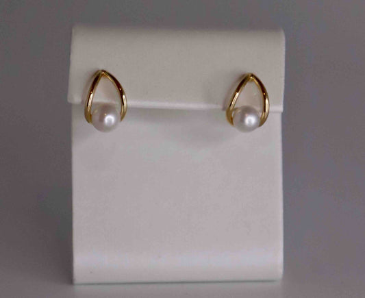 Pearl earrings (studs)